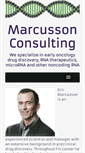 Mobile Screenshot of marcussonconsulting.com