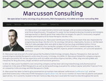 Tablet Screenshot of marcussonconsulting.com